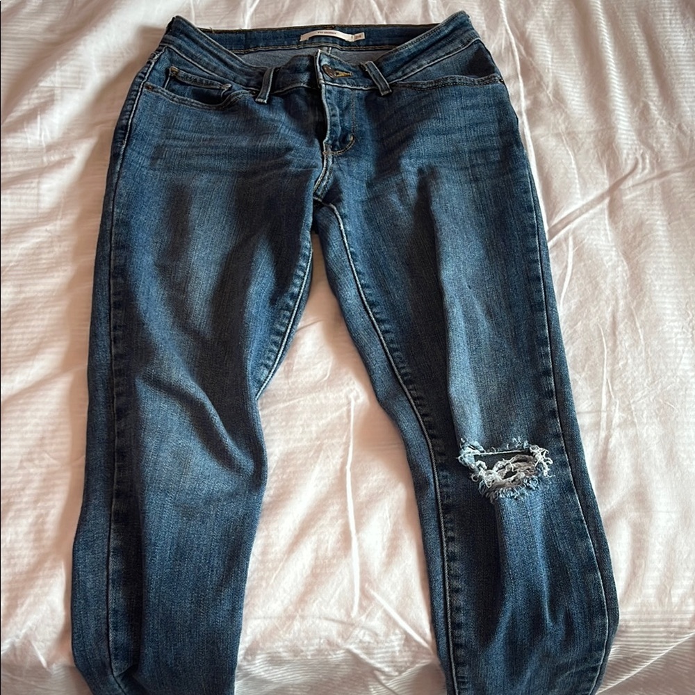 Women's Levi’s Skinny Blue Jeans
